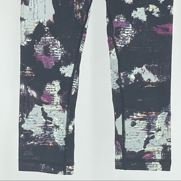 LULULEMON WUNDER UNDER CROP III LEGGINGS KARA BLOSSOM MULTI 4 - Picture 8 of 11